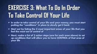3 Steps To Get Control Of Your Life & Be Successful