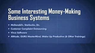 A Simple Money Making Formula